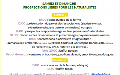 Inscriptions ouvertes pour le week-end du 24-25 juin !